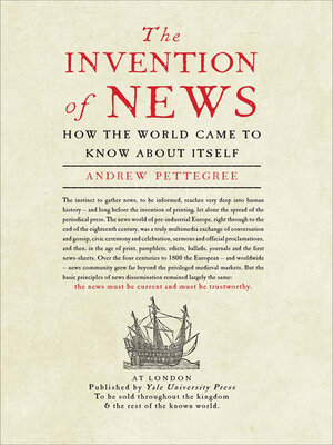 cover image of The Invention of News